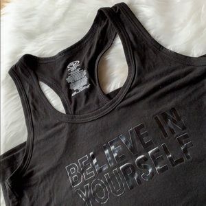 NEW Motivational Black Active Workout Tank